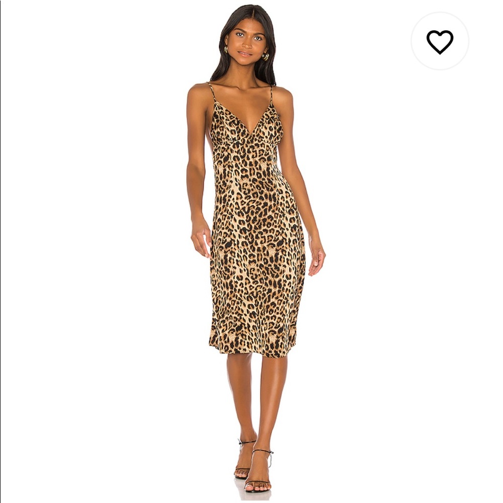 LPA Lunette Dress in Leopard sz S